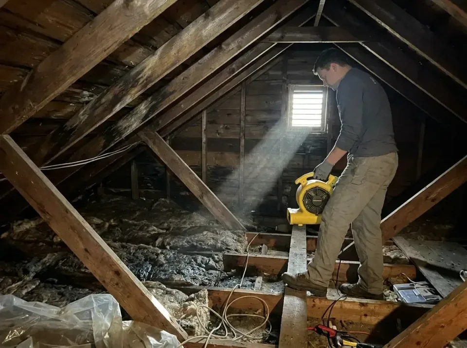 attic-water-damage-drying-proc-007 — frequently asked questions, Emergency Water Extraction & 24/7 Flood Response in Lakin,…